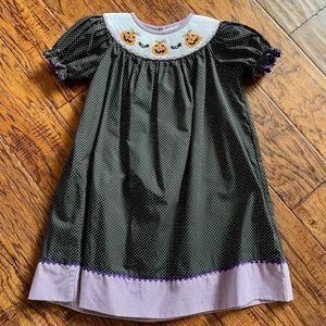Smocked Halloween Dress : 3T